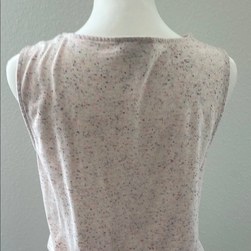Speckled Pink Sleeveless Women's Top - Picture 5 of 7